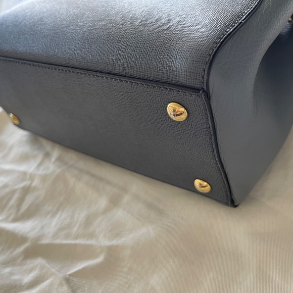 Fendi Petite 2 Jours Vit. Elite- Grey with Gold hardware - Picture 4 of 16